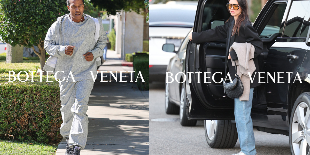 Bottega Veneta dangling and gleaming from the earlobes